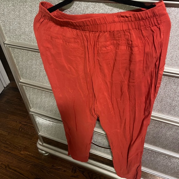 Free People Vibrant Orange Trousers - Picture 6 of 6